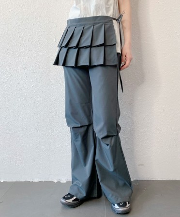 Grey Double Layer Pants #250416